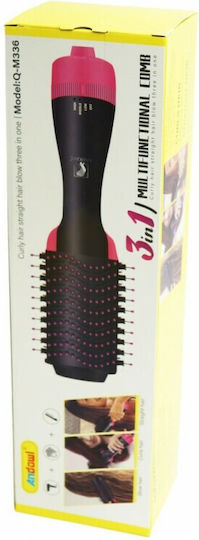 Andowl Electric Brush with Air for Curls 1000W
