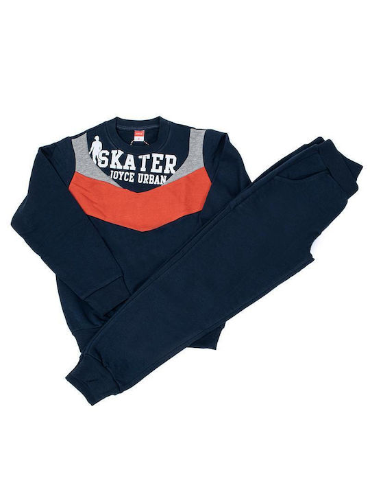 Joyce Kids Sweatpants Set Blue 2pcs