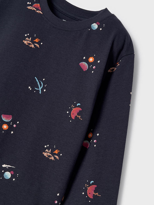 Mayoral Kids' Pajamas Winter Navy Blue Ecofriends