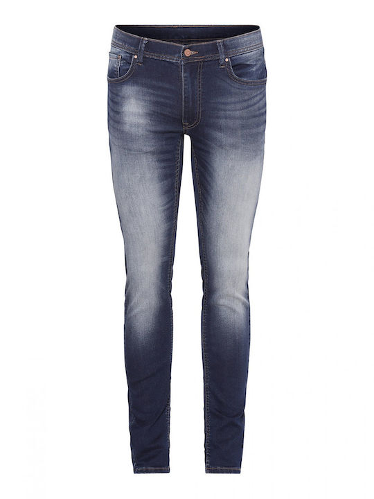 Marcus Ανδρικό Denim Ricco 2098 Slim Fit Stretch Μπλε