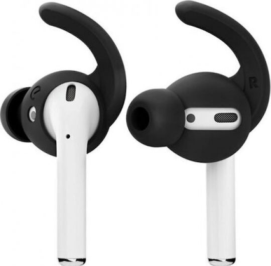 KeyBudz Ultra Ear Hook σε Μαύρο χρώμα για Apple AirPods