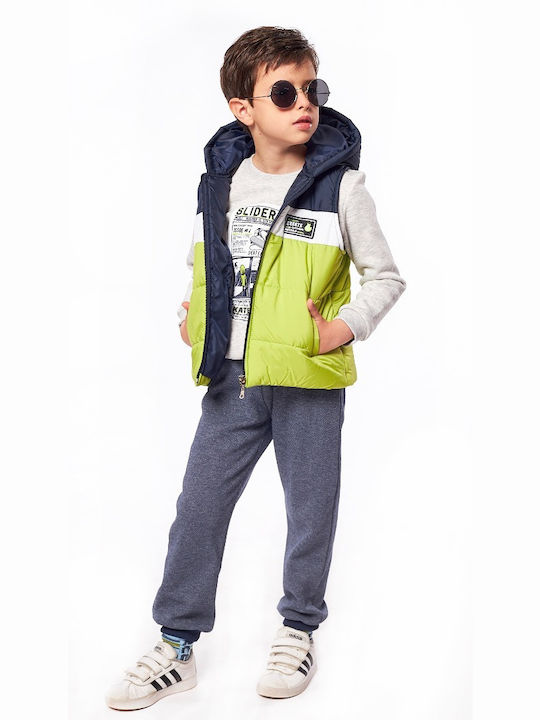 Hashtag Kids Set with Pants & Jacket Winter 3pcs Green