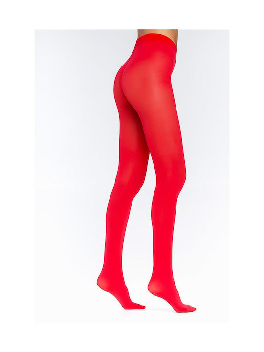 Inizio 3D Glam Women's Pantyhose 50 Den Red