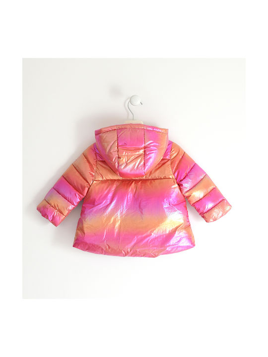 iDO Kinderjacke Kurz mit Kapuze Rosa