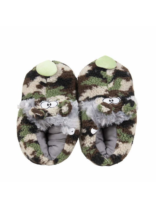 De Fonseca Kids Slipper Closed-Toe Khaki