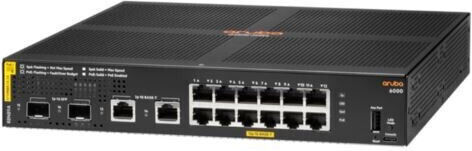 HP Aruba 6000 Managed L3 PoE+ Switch with 12 Gigabit (1Gbps) Ethernet Ports and 2 SFP Ports