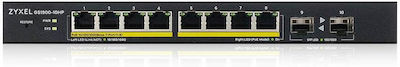 Zyxel GS1900-10HP V2 Managed L2 PoE+ Switch με 10 Θύρες Gigabit (1Gbps) Ethernet και 2 SFP Θύρες