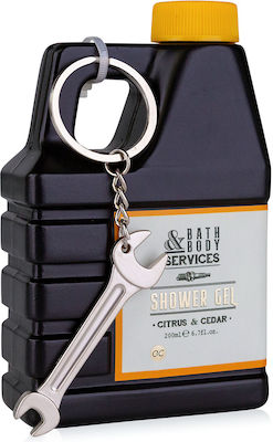 Accentra Bath & Body Services Shower Gel Skin Care Set for Cleaning Body Cleaning with Bubble Bath & Keychain