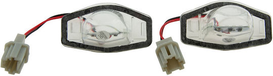 Kennzeichenbeleuchtungen LED für Honda CR-V (Compact Recreational Vehicle) / Civic / DE-V / HR-V / Jazz 2Stück