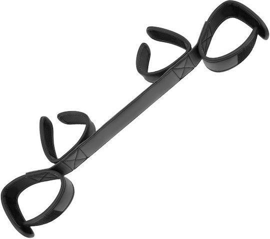 Fetish Submissive Spreader Bar Curele de Imobilizare în Culoare Negru