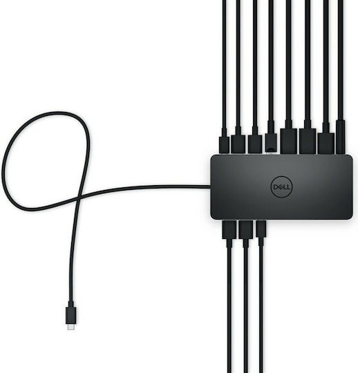 Dell UD22 Dock Docking Station with HDMI/DisplayPort 4K PD Ethernet and Support for 2 Monitors Black