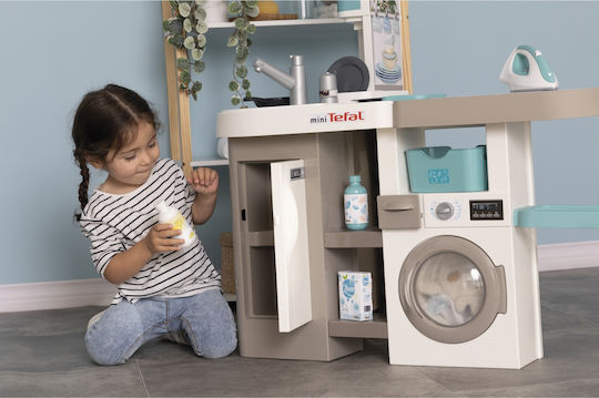 Smoby Tefal Cleaning Kitchen για 3+ Ετών 100 εκ. 36τμχ
