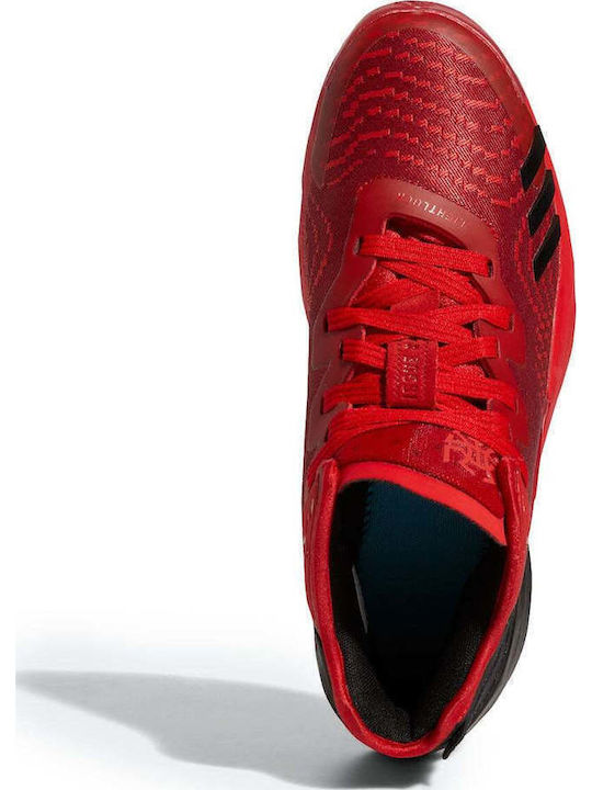 D.O.N. Issue #4 inalti Pantofi de baschet Vivid Red / Core Black / Team Victory Red