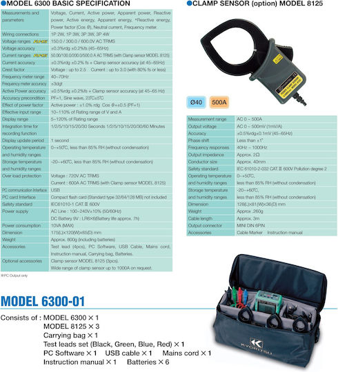 Kyoritsu Testere De Tensiune 6300-01