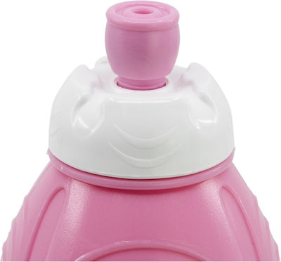 Stor Rainbow Sticlă pentru Copii Unicorn Plastic Roz 400ml