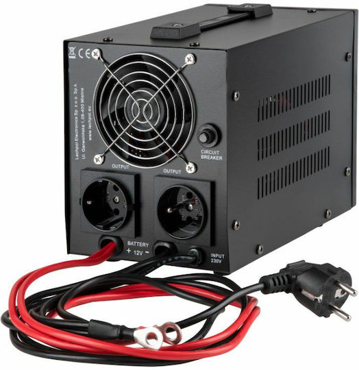90200-105 UPS 800VA 500W με 2 Schuko Πρίζες
