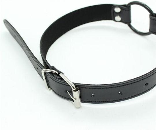 Toyz4lovers Easy Belt Ring Mouth Gag Φίμωτρο Easy Belt Ring Mouth Gag σε Μαύρο Χρώμα