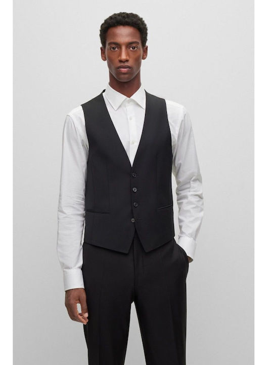 Ανδρικό Σακάκι με Στενή Εφαρμογή Μαύρο