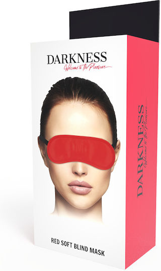 Darkness Soft Blind Mask Mască BDSM în Culoare Roșu