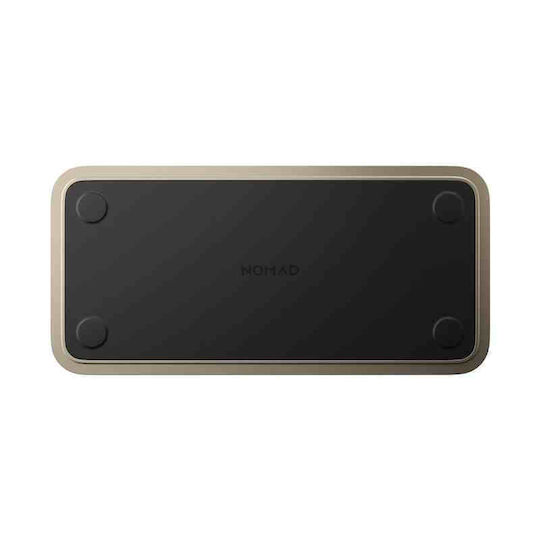 Nomad Φορτιστής Magsafe με Θύρα USB-C 15W Χρυσός (NM01175285)
