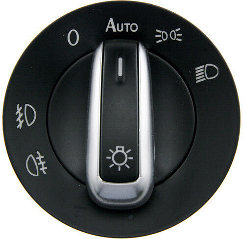 Electric Life Car Light Switch for Volkswagen Caddy / Golf / Jetta / Passat / Tiguan / Transporter 10pin Black