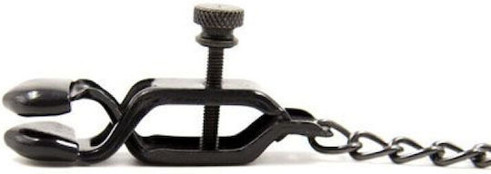 Toyz4lovers Hard Nipple Clamps Σφιγκτήρες Θηλών σε Μαύρο Χρώμα