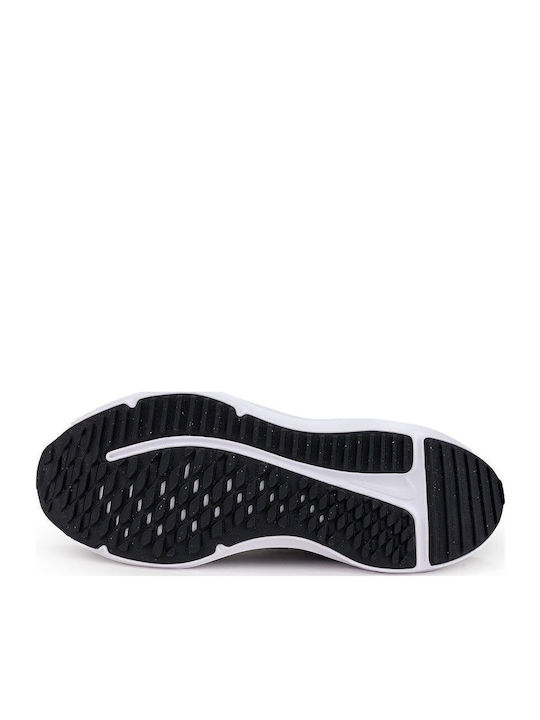 Downshifter Downshifter 12 Kids Sports Shoes Running with Hoop & Loop Closure Black / Dark Smoke Grey / White