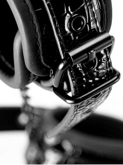 Dream Toys Blaze Luxury Fetish Hand Cuffs Белезници Black / Croco