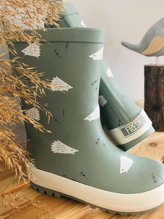 Kids Wellies Hedgehog Gray