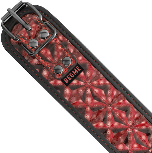 Dream Love BegMe Red Edition Vegan Leather Necklace Collar in Red Color