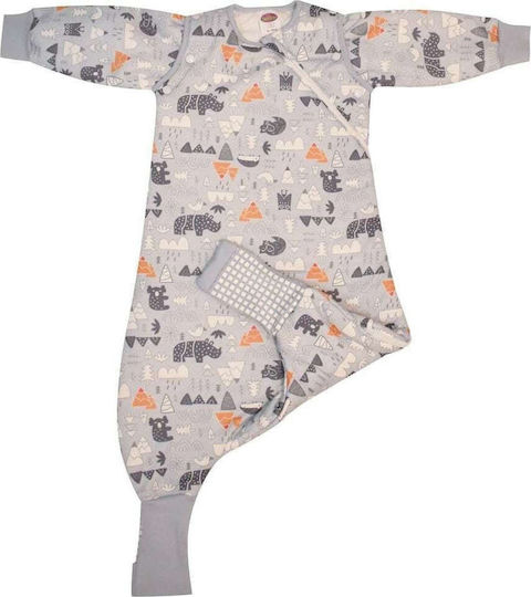 Tender Summer Sleeping Bag with Feet Flex 1 Tog Grey with Detachable Sleeves