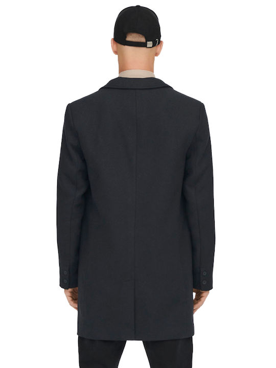 Only & Sons Men's Coat Black