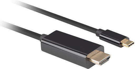 Lanberg HDMI Cable Male - USB-C Male 3m Black