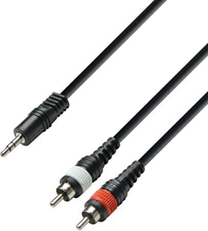 Bridge Cable Καλώδιο Ήχου 3.5mm male - RCA male Μαύρο 3m TYC-028A