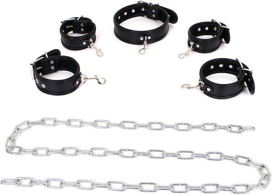 Kiotos Budget Σετ για Δέσιμο Λαιμού & Άκρων Body Restraints Set Black