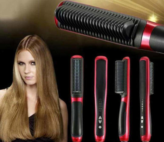 Kemei Κεραμική Ηλεκτρική Βούρτσα για Ίσιωμα 39W