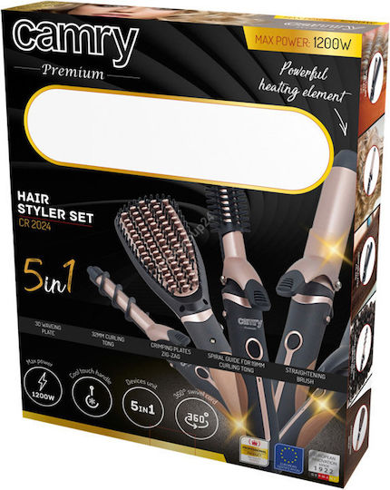 Camry Electric Brush for Straightening and Curls 1200W