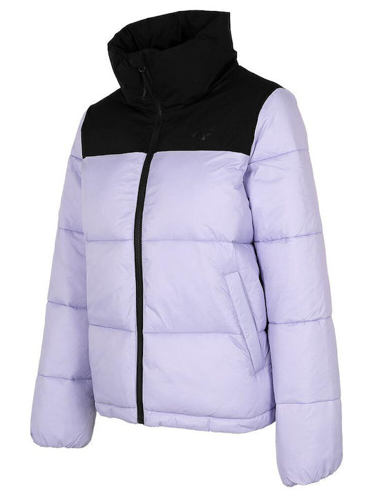Scurtă Jachetă de femei Puffer Violet