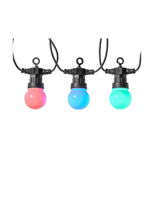 Nedis WiFi Decorativă Lampă cu Iluminare RGB Ghirlande LED Multicolor