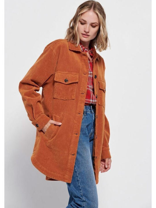 Damen Copper Overshirt Oversized