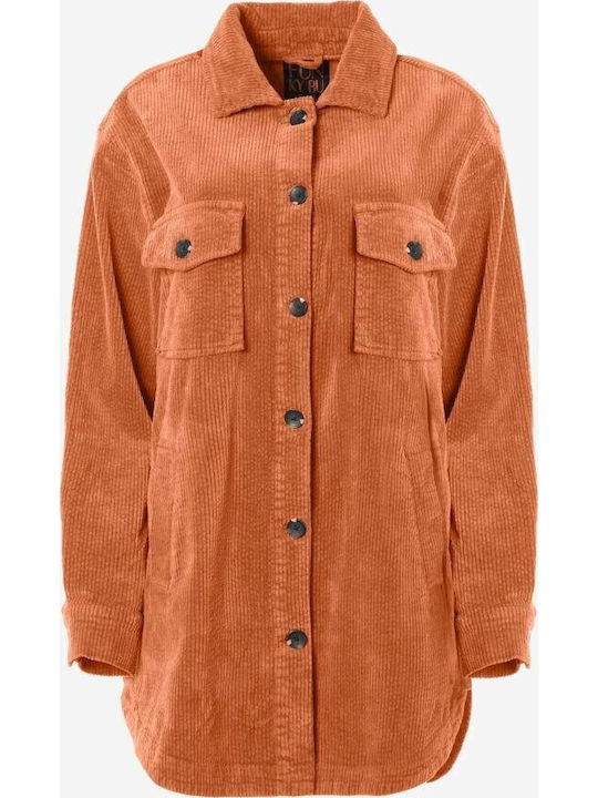 Damen Copper Overshirt Oversized