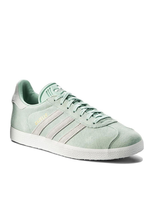 Adidas Gazelle Γυναικεία Sneakers Ash Green / White / Blue Tint