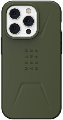 UAG Civilian for Magsafe Coperta din spate Silicon rezistent Verde (iPhone 14 Pro Max) 114039117272