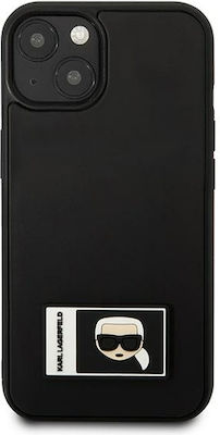 Karl Lagerfeld Ikonik Patch Back Cover Πλαστικό Μαύρο (iPhone 13)