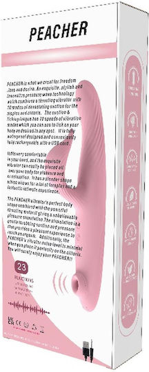 Kinksters Δονητής Rabbit 3 in 1 Thrusting Vibrator 25.6cm Pink