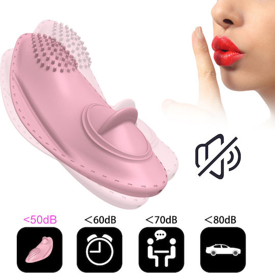 Kinksters Mini Κλειτοριδικός Δονητής με Απομακρυσμένο Έλεγχο Strap On Vibrator Pink