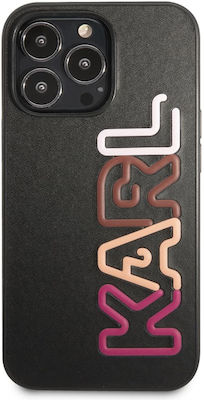 Karl Lagerfeld Multipink Brand Plastic Back Cover Black (iPhone 13 Pro)