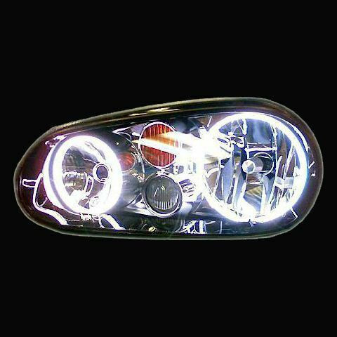 Car Headlight Angel Eye Ring 12V Volkswagen Golf White Color