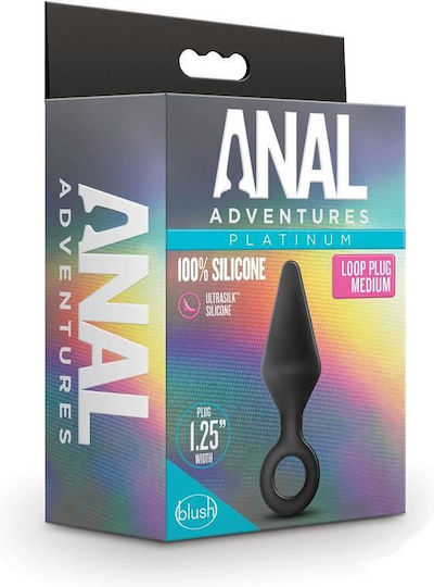 Dream Toys Anal Adventures Platinum Πρωκτική Σφήνα Medium Μαύρη