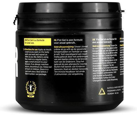 Buttr Fist Gel Anal Gel lubrifiant 500ml